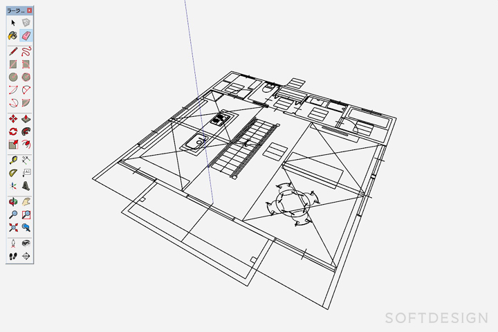 初心者向け】Sketchupでシンプルな家具をつくる(机・ソファ編)｜注文住宅設計士の日常